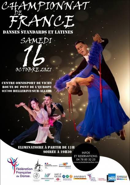 Championnats de France de danses Standards et Latines 2021
